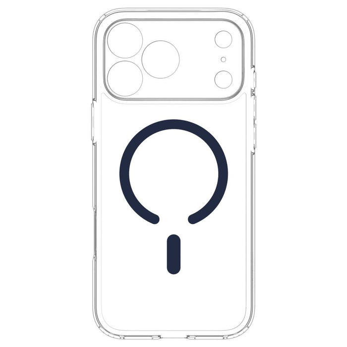 Spigen Ultra Hybrid MagSafe калъф за iPhone 18 Pro Max / 17 Pro Max - прозрачен, тъмносин