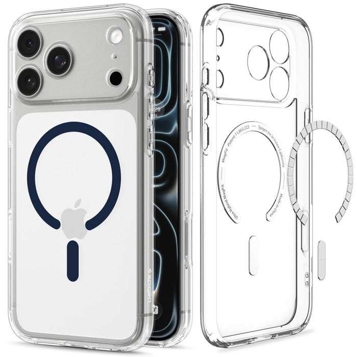 Spigen Ultra Hybrid MagSafe калъф за iPhone 18 Pro Max / 17 Pro Max - прозрачен, тъмносин