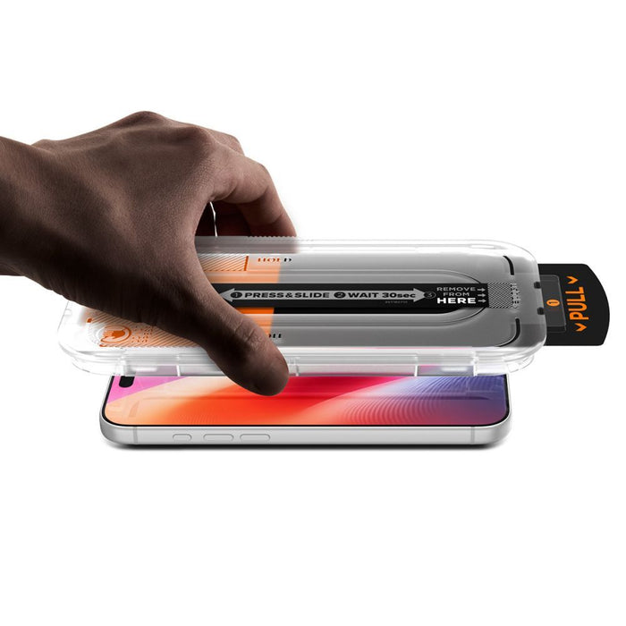 Spigen Glas.tR EZ Fit Pro HD AC - комплект от 2 закалени стъкла за iPhone 18 Pro / 17 Pro / 17 / 16 Pro