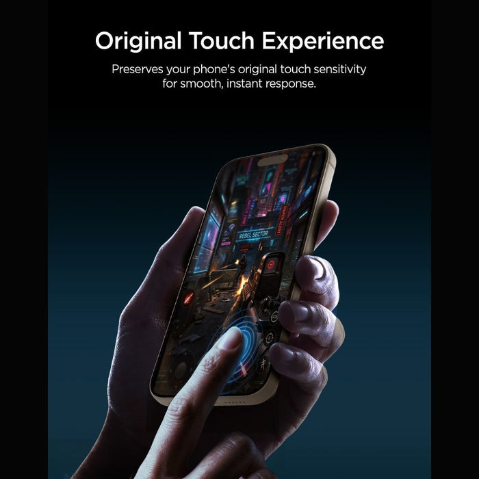 Spigen Glas.tR EZ Fit Pro HD AC - комплект от 2 закалени стъкла за iPhone 18 Pro / 17 Pro / 17 / 16 Pro