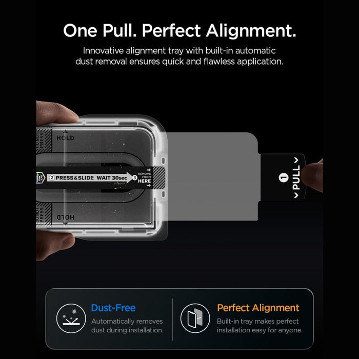 Spigen Glas.tR EZ Fit Pro HD AC - комплект от 2 закалени стъкла за iPhone Duo