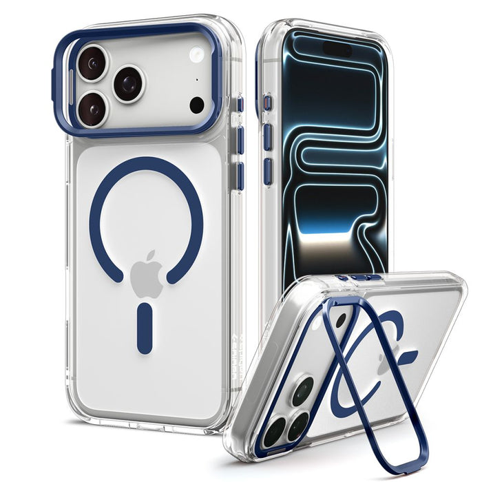 Калъф Spigen Ultra Hybrid Optik S MagSafe за iPhone 18 Pro Max / 17 Pro Max - прозрачен, тъмносин