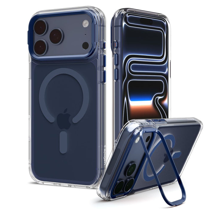Калъф Spigen Ultra Hybrid Optik S MagSafe за iPhone 18 Pro Max / 17 Pro Max - прозрачен, тъмносин