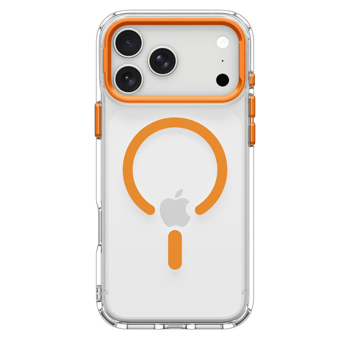 Калъф Spigen Ultra Hybrid Optik S MagSafe за iPhone 18 Pro / 17 Pro - прозрачен оранжев