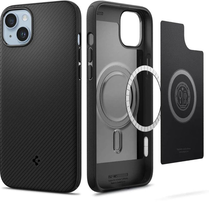 Калъф Spigen - Mag Armor, iPhone 14/13, черен