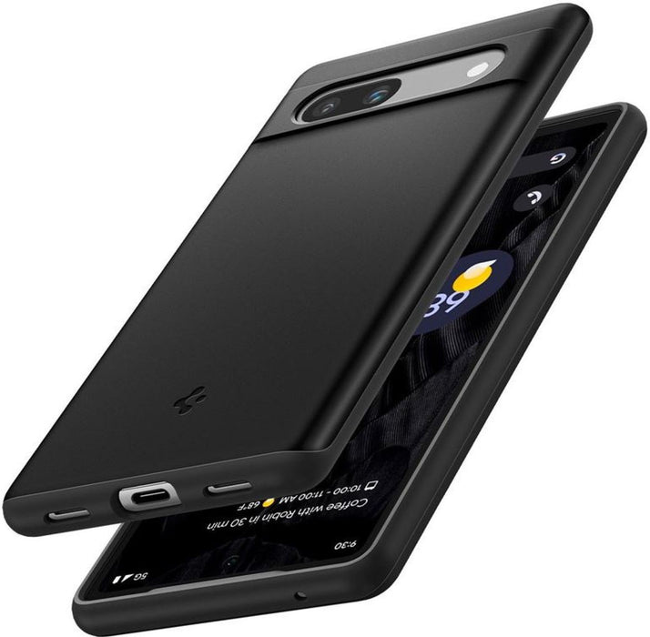 Калъф Spigen - Thin Fit, Google Pixel 7a, черен