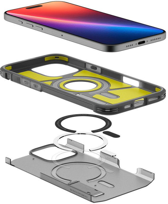 Калъф Spigen - Tough Armor MagSafe, iPhone 16 Pro, черен
