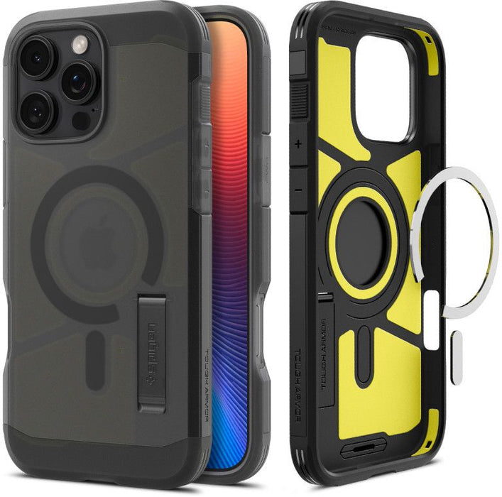 Калъф Spigen - Tough Armor MagSafe, iPhone 16 Pro, черен