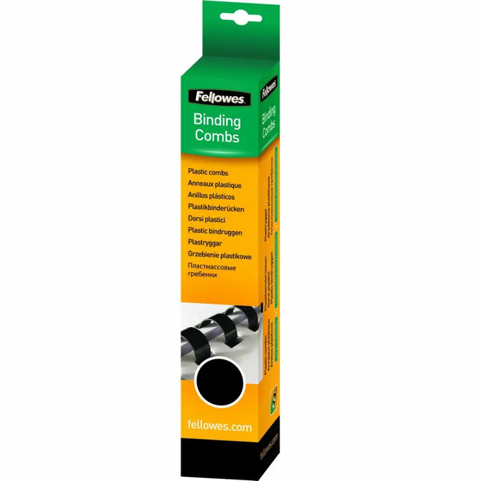 Спирали Fellowes 50 Части Подвързване Черен PVC (Ø 38 mm)