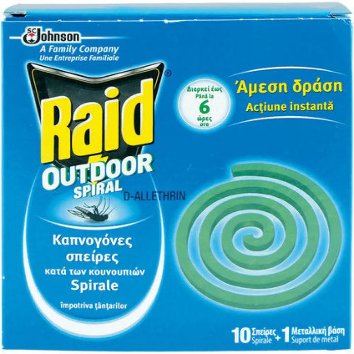 СПИРАЛИ ПРОТИВ КОМАРИ RAID