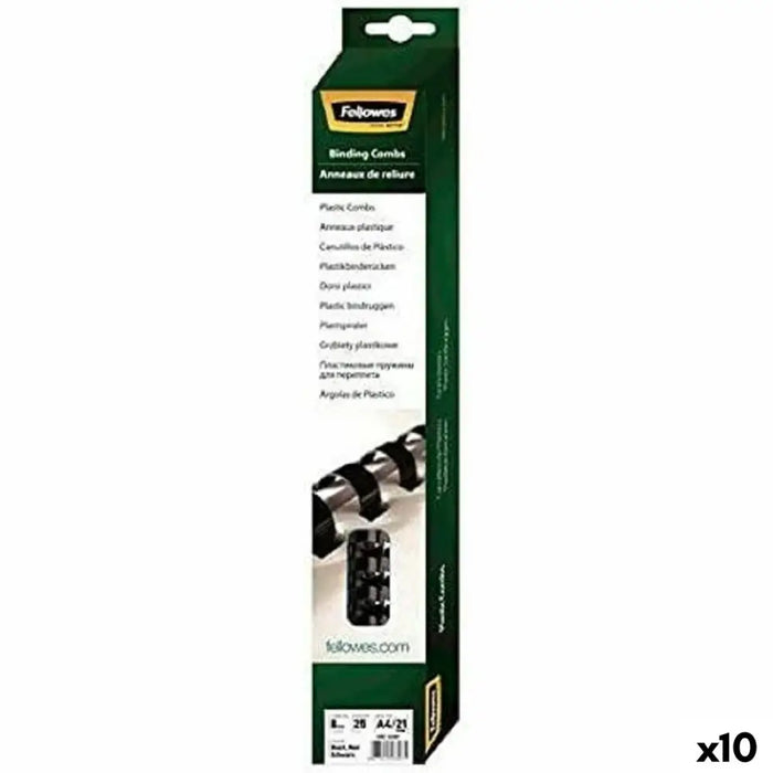 Спирали за връзване Fellowes 5330702 Черен 8 mm A4 PVC