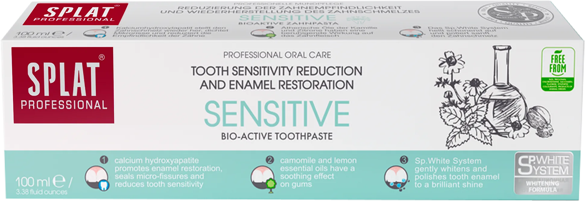 Паста за зъби Professional Sensitive, 100 ml