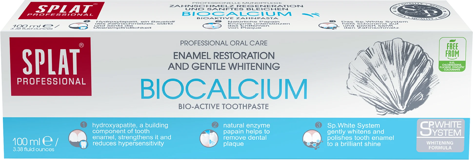 Паста за зъби  Professional Biocalcium, 100 ml
