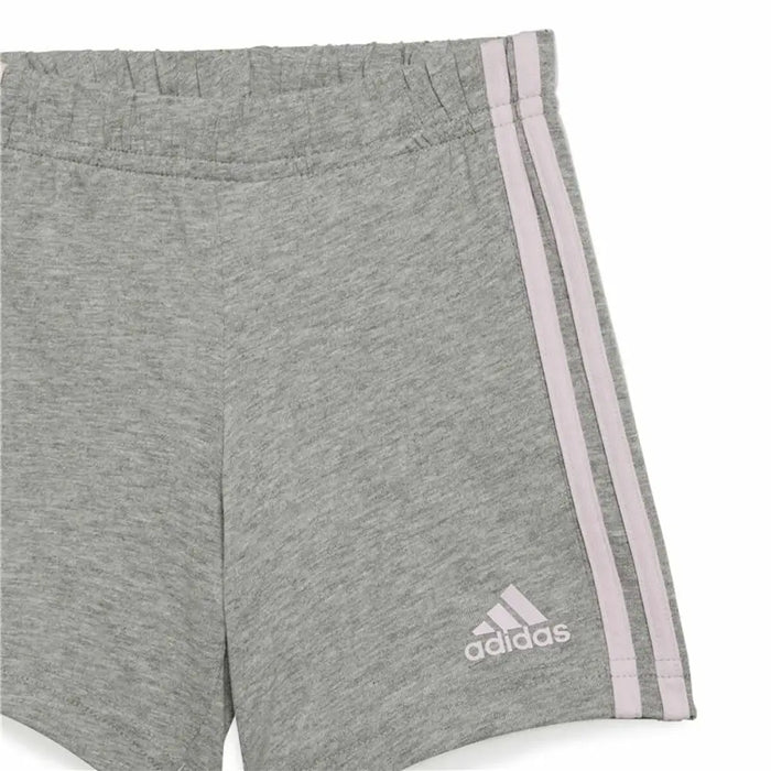 Спортен Комплект за Бебе Adidas I Lin Co Set Сив Розов