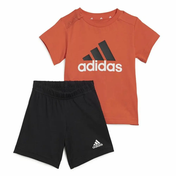 Спортен Комплект за Бебе Adidas I Bl Co Set Черен Червен