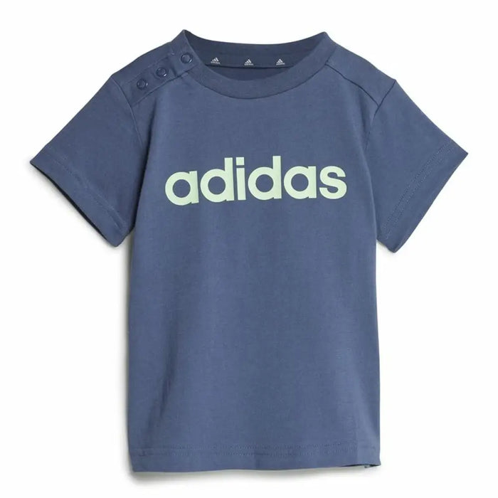 Спортен Комплект за Бебе Adidas I Lin Co Set Infantil Син