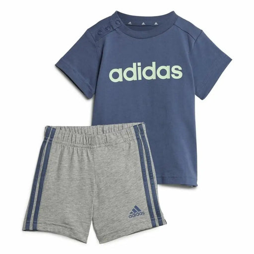 Спортен Комплект за Бебе Adidas I Lin Co Set Infantil Син