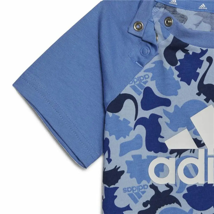 Спортен Комплект за Бебе Adidas Многоцветен Камуфлаж