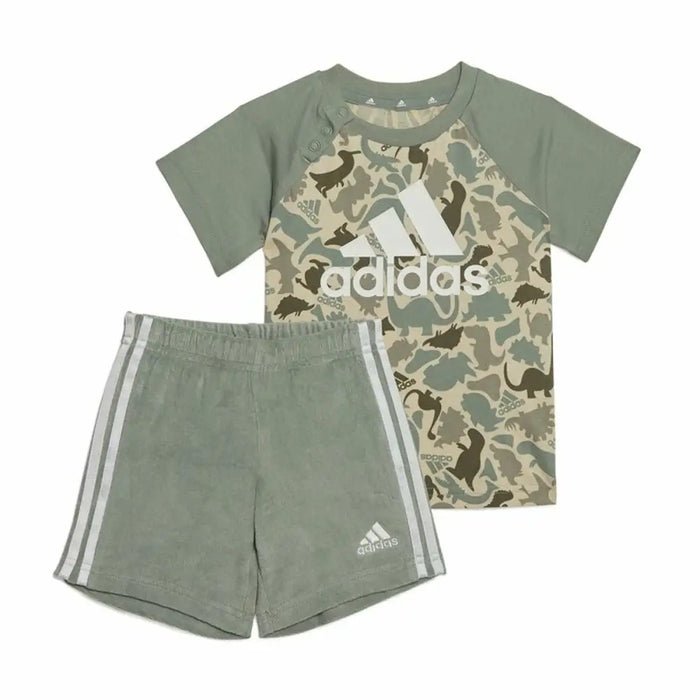 Спортен Комплект за Бебе Adidas Многоцветен Камуфлаж