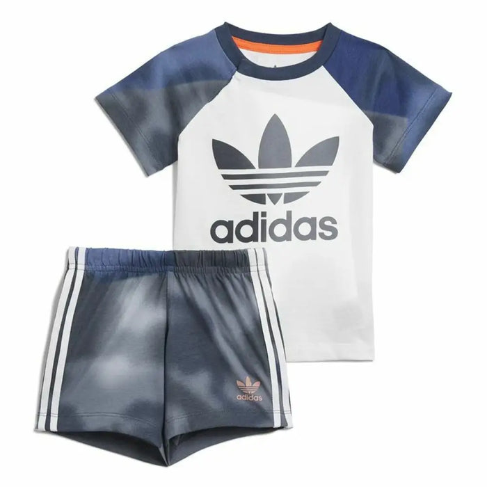 Спортен Комплект за Деца Adidas Camouflage Print Бял