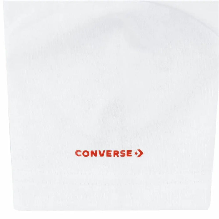 Спортен Комплект за Деца Converse Squiggle S/Se + Ft Бял