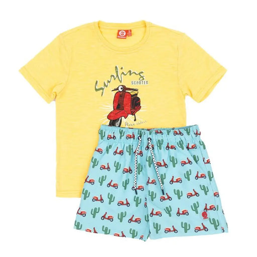 Спортен Комплект за Деца Go & Win Fortra Жълт 2 Части