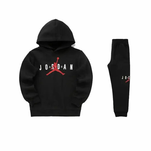 Спортен Комплект за Деца Jordan Sustainable Черен 2 Части
