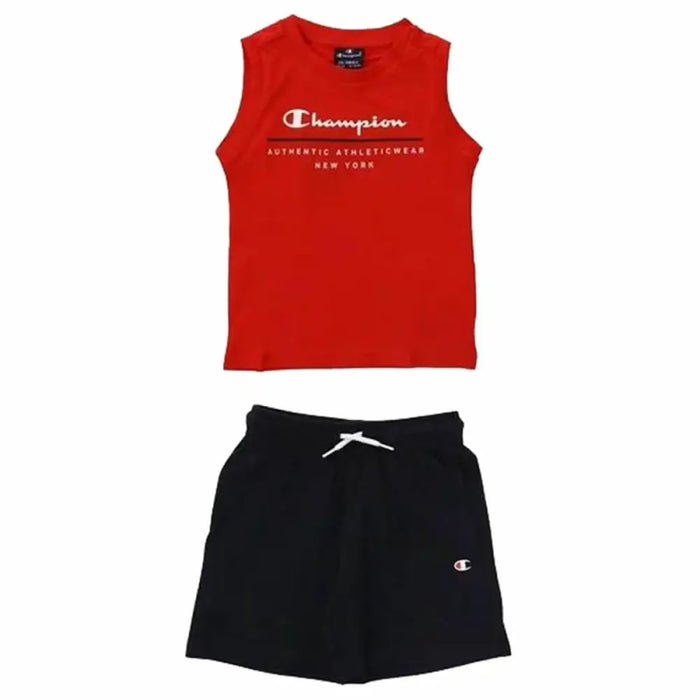 Спортен Комплект за Деца Champion Essentials Червен