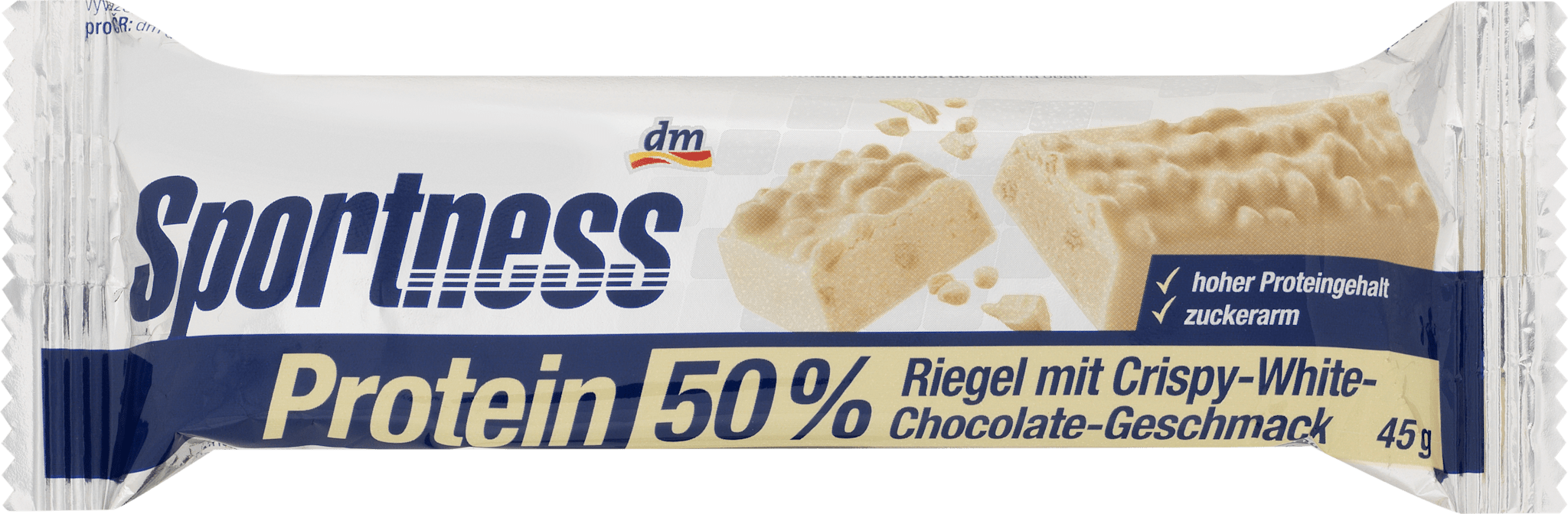 Протеиново блокче 50%, с вкус на бял шоколад, 45 g