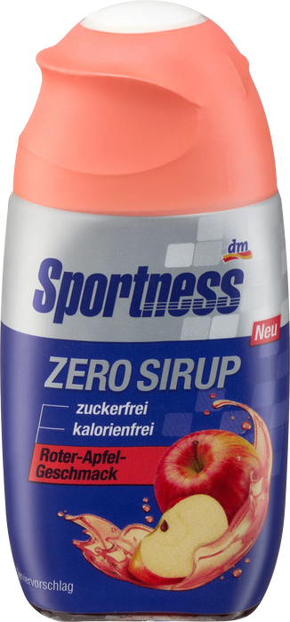 Сироп Zero с вкус на червена ябълка, 65 ml
