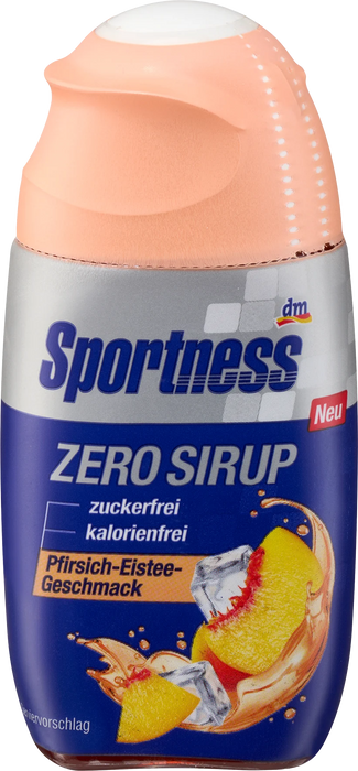 Сироп Zero с вкус на студен чай с праскова, 65 ml