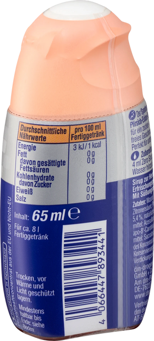 Сироп Zero с вкус на студен чай с праскова, 65 ml