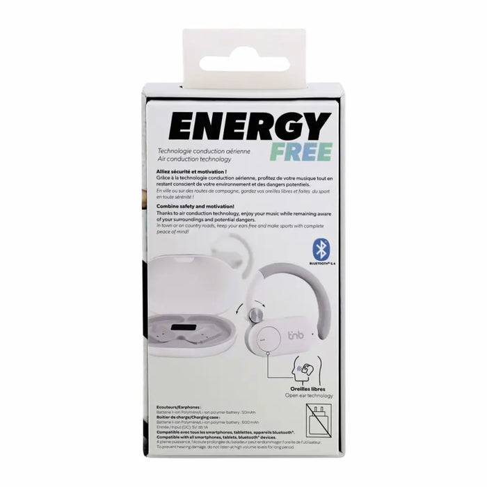 Спортни слушалки T’NB ENERGY PLUS Бял