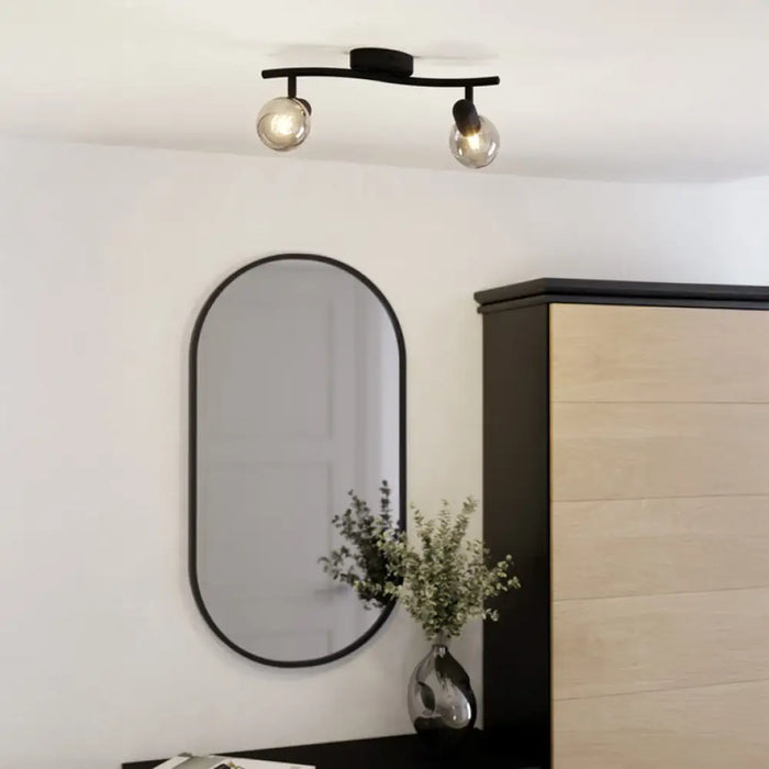 СПОТ 2XE14 ЧЕРЕН EGLO POLLICA