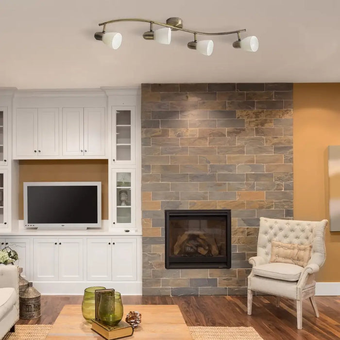 СПОТ 4-КА SOMA Е14 40W БРОНЗ