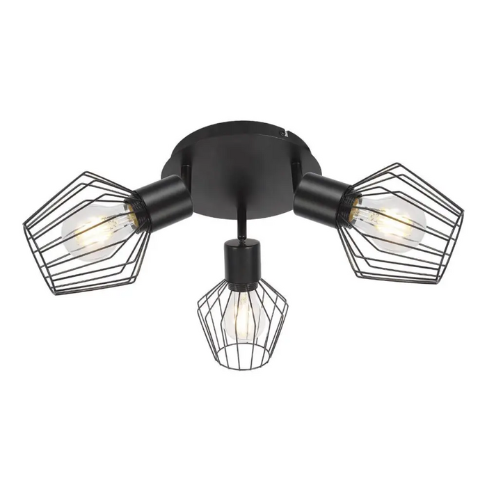 СПОТ BELANO E27 3X40W ЧЕРНО