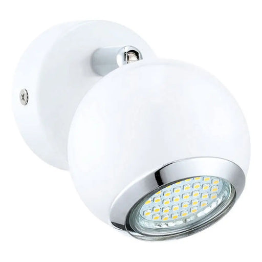 СПОТ BIMEDA 1XGU10 3W БЯЛ/XРОМ ЕДИНИЦА EGLO BIMEDA