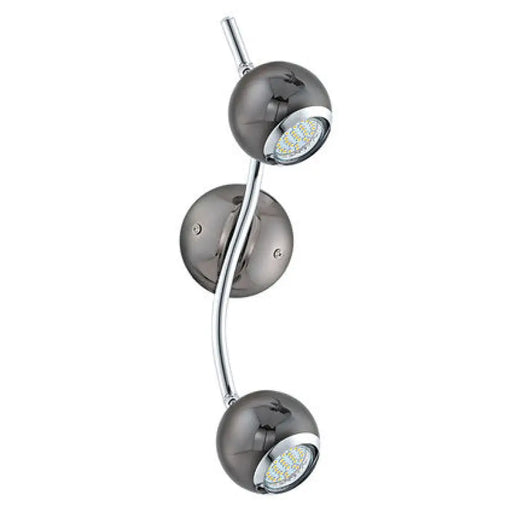 СПОТ BIMEDA 2XGU10 3W ЧЕРЕН/XРОМ EGLO BIMEDA