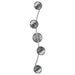 СПОТ BIMEDA LED 4XGU10 3W ЧЕРЕН/XРОМ EGLO BIMEDA