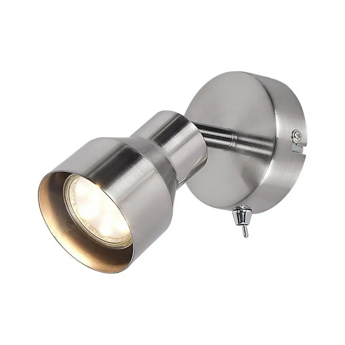 СПОТ BLAKE 1xGU10 MAX 50W САТЕНИРАН ХРОМ