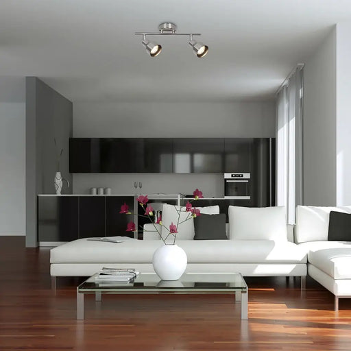 СПОТ BLAKE 2xGU10 MAX 50W САТЕНИРАН ХРОМ