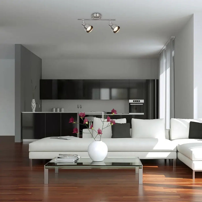 СПОТ BLAKE 2xGU10 MAX 50W САТЕНИРАН ХРОМ