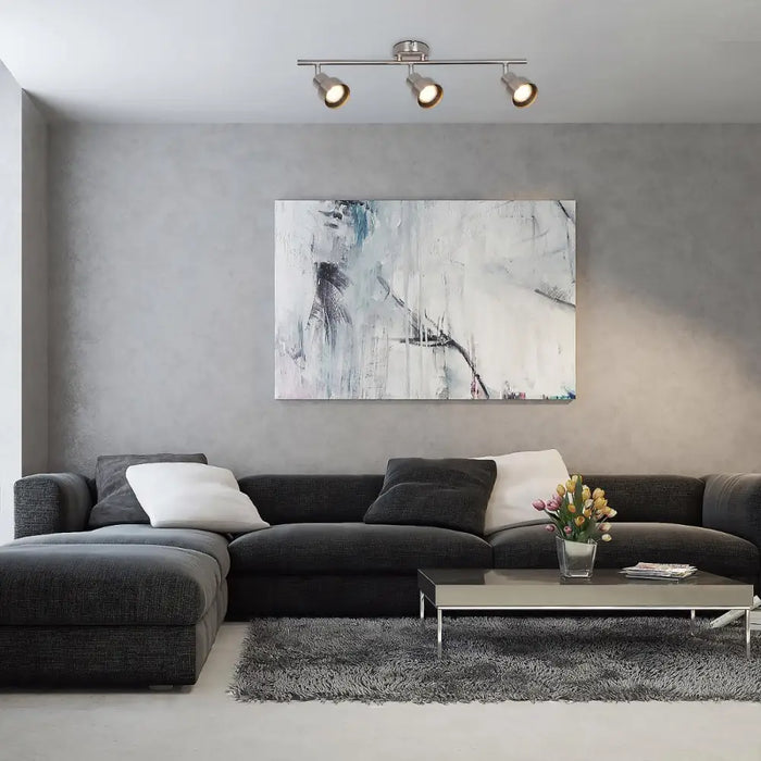 СПОТ BLAKE 3xGU10 MAX 50W САТЕНИРАН ХРОМ