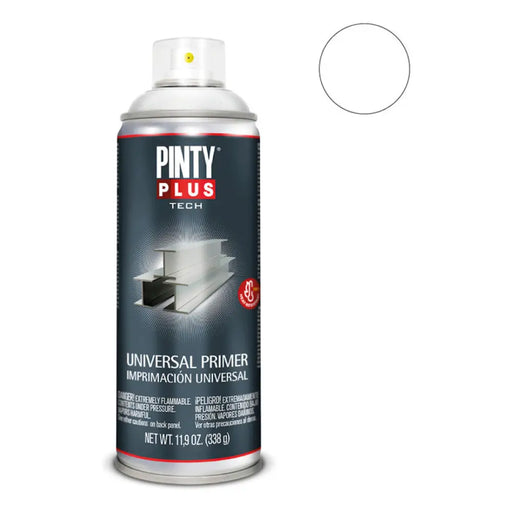 СПРЕЙ ГРУНД ЗА ЖЕЛЯЗО БЯЛ 400 ML PINTY PLUS