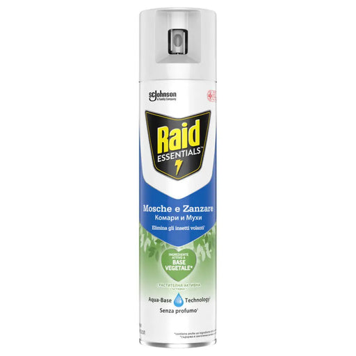 СПРЕЙ ПРОТИВ КОМАРИ И МУХИ RAID ESSENTIALS