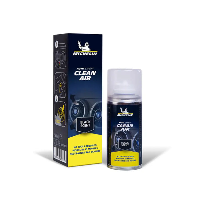 СПРЕЙ ЗА ПОЧИСТВАНЕ НА АВТОКЛИМАТИЦИ 150ML MICHELIN BLACK