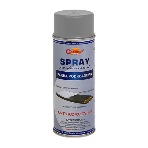 СПРЕЙ ГРУНД ЗА МЕТАЛ СИВ 400ML CHAMPION COLOR