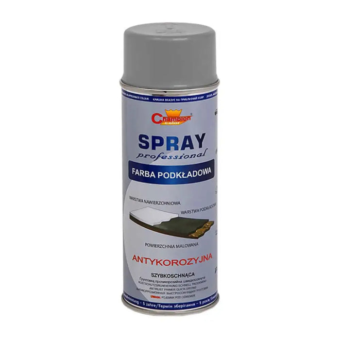 СПРЕЙ ГРУНД ЗА МЕТАЛ СИВ 400ML CHAMPION COLOR