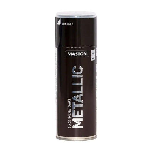 СПРЕЙ ЧЕРЕН МЕТАЛИК 400 ML MASTON