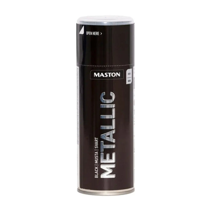 СПРЕЙ ЧЕРЕН МЕТАЛИК 400 ML MASTON